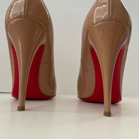 Christian Louboutin Heel Pump Beige Heel Size42 11.5 US - Picture 7 of 12
